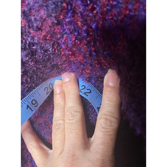 Vtg New Zealand Fiber Artist HandWoven Knit Sweater Jacket Sz M Rosemary Weir - Picture 9 of 12